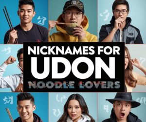 Nicknames for Udon Noodle Lovers